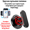 Тримач телефона магнітний MagSafe універсальний у машину на стіну для кухні ванної кімнати Hoco, фото 8