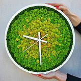 Круглий настінний Годинник з мохом від 40 см, фото 7