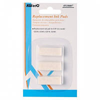 Подушка чорнильна для нумераторів, набір 3шт. (пач.)