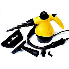 Багатофункціональний ручний відпарювач, пароочисник Steam Cleaner DF-A001, жовтий, фото 3