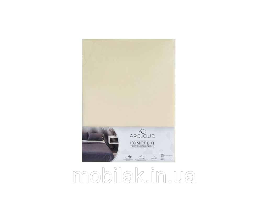 Простирадло 200*220 мікрофібра евро Alabaster Gleam арт.12-0812 ТМ ARCLOUD