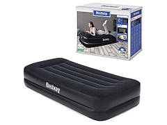 Ліжко-велюр 203х102х46см синій вбудований насос арт.67401 ТМ BESTWAY