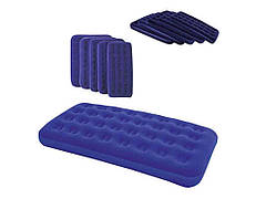 Матрац-велюр 185х76х22см синій арт.67000 ТМ BESTWAY
