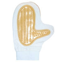 Рукавиця гумова для вичісування шерсті"Пухнастики" 16,5*23 см