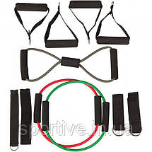 Набір амортизаторів CORE FITNESS 19 Resistance Band Set, фото 4