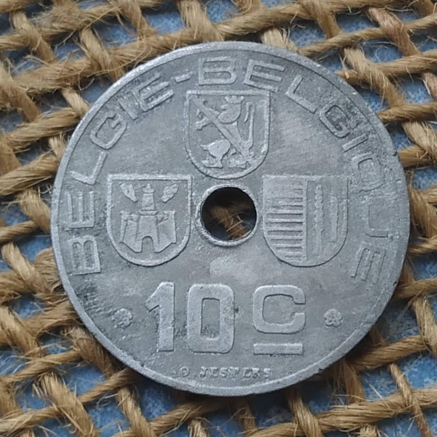 10 сантимiв 1946 року. Бельгiя