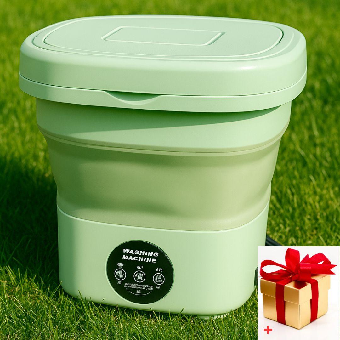 Ультразвукова портативна складана пральна машина 2в1 з відром Mini Folding Washing Machine міністилка