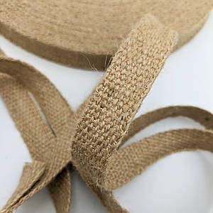 Стрічка джутова (сумкова) 2 см | на метраж