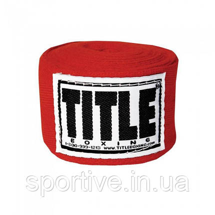 Бинти мексиканські TITLE Boxing Mexican Style Hand Wraps, фото 3