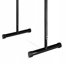 Бруси для віджимань (паралетси) 4FIZJO 80-90 см підлогові, розбірні Black (P-5905973404600), фото 2