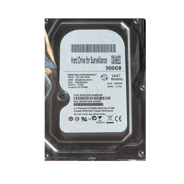 Жорсткий диск 500G Hard Drive for Surveillance