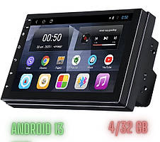 Магнітола сенсорна універсальна CP607 4/32 Gb 2din Android 13 Автомагнітола з GPS WiFi Bluetooth