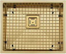 Нірж. мійка Quadro 53 Celldecor Nano Gold