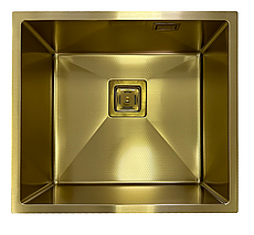 Нірж. мійка Fabiano Quadro 49 Celldecor Nano Gold 8216.401.1698