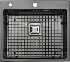 Нержавіюча мийка Fabiano TOP 56 Celldecor Nano Graphite 8216.401.1689