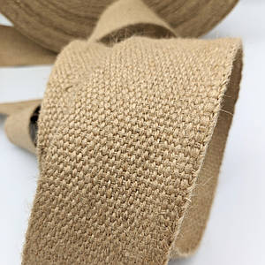 Стрічка джутова (сумкова) 6 см | на метраж
