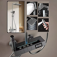 Душовий комплект з дисплеєм - Змішувач для ванної кімнати 4 в 1