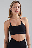 Жіночий Спортивний Топ З Ефектом Push Up Without Fitness Black