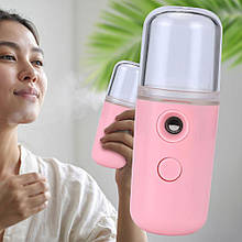 Портативний зволожувач повітря Nano mist sprayer Еl-544-20, 50 мл, Рожевий (ЖЯ)