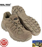 Тактичні кросівки Sturm Mil-Tec Squad 2.5" Coyote Brown взуття ЗСУ легкі кросівки колір койот для військових розміри 38-47