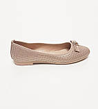 Балетки бежеві жіночі перфоровані 37, фото 6