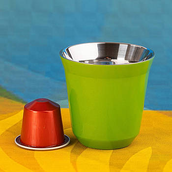 Сталева склянка PIXIE espresso Rio de Janeiro (приблизно 80 мл), зелений
