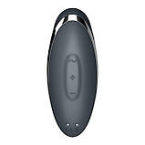 Вібростимулятор-пульсатор Satisfyer Tap & Climax 2 Grey, ефект постукування пальцем - SX2184, фото 6