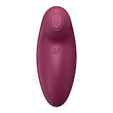 Вібростимулятор-пульсатор Satisfyer Tap & Climax 2 Red, ефект постукування пальцем - SX2185, фото 3