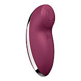Вібростимулятор-пульсатор Satisfyer Tap & Climax 2 Red, ефект постукування пальцем - SX2185, фото 4