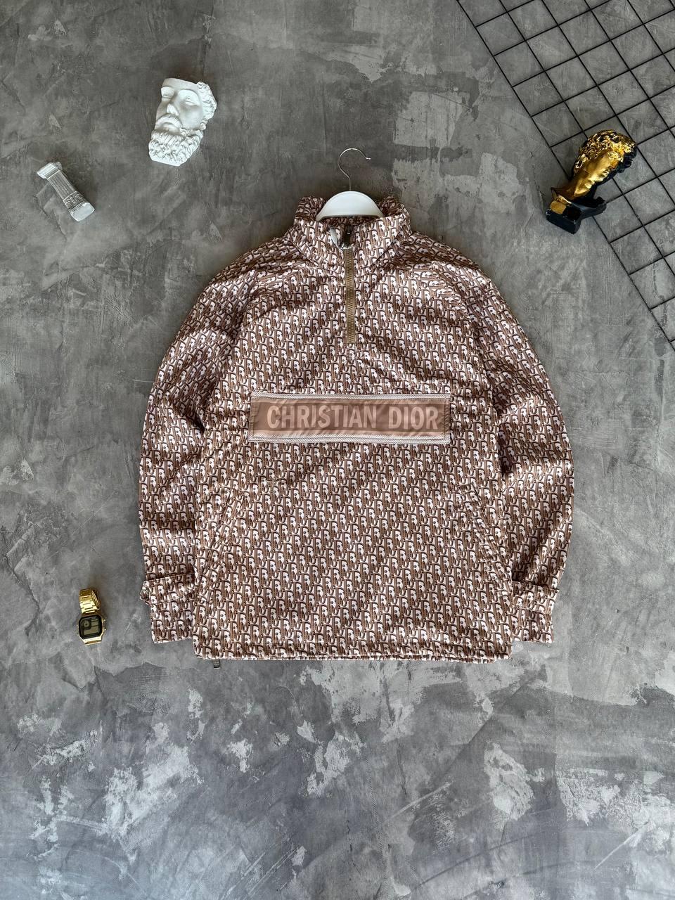 Чоловіча куртка анорак Christian Dior M2420 бежева, фото 1