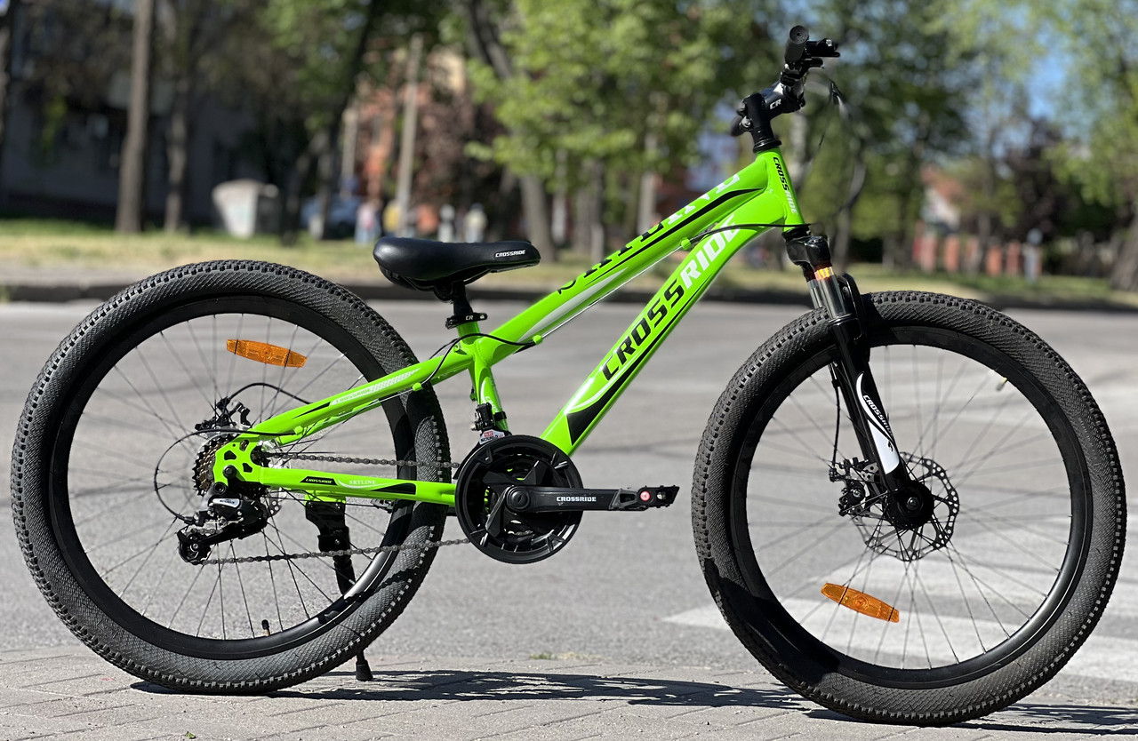 Підлітковий велосипед 24" Crossride Skyline зріст 120-135 см, фото 1