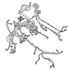 Жмут проводки правий основний з Autonomous Nissan Ariya (22-) 24012-5MP0B