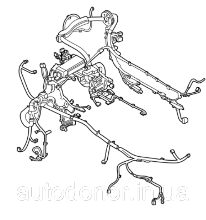 Жмут проводки правий основний з Autonomous Nissan Ariya (22-) 24012-5MP0B