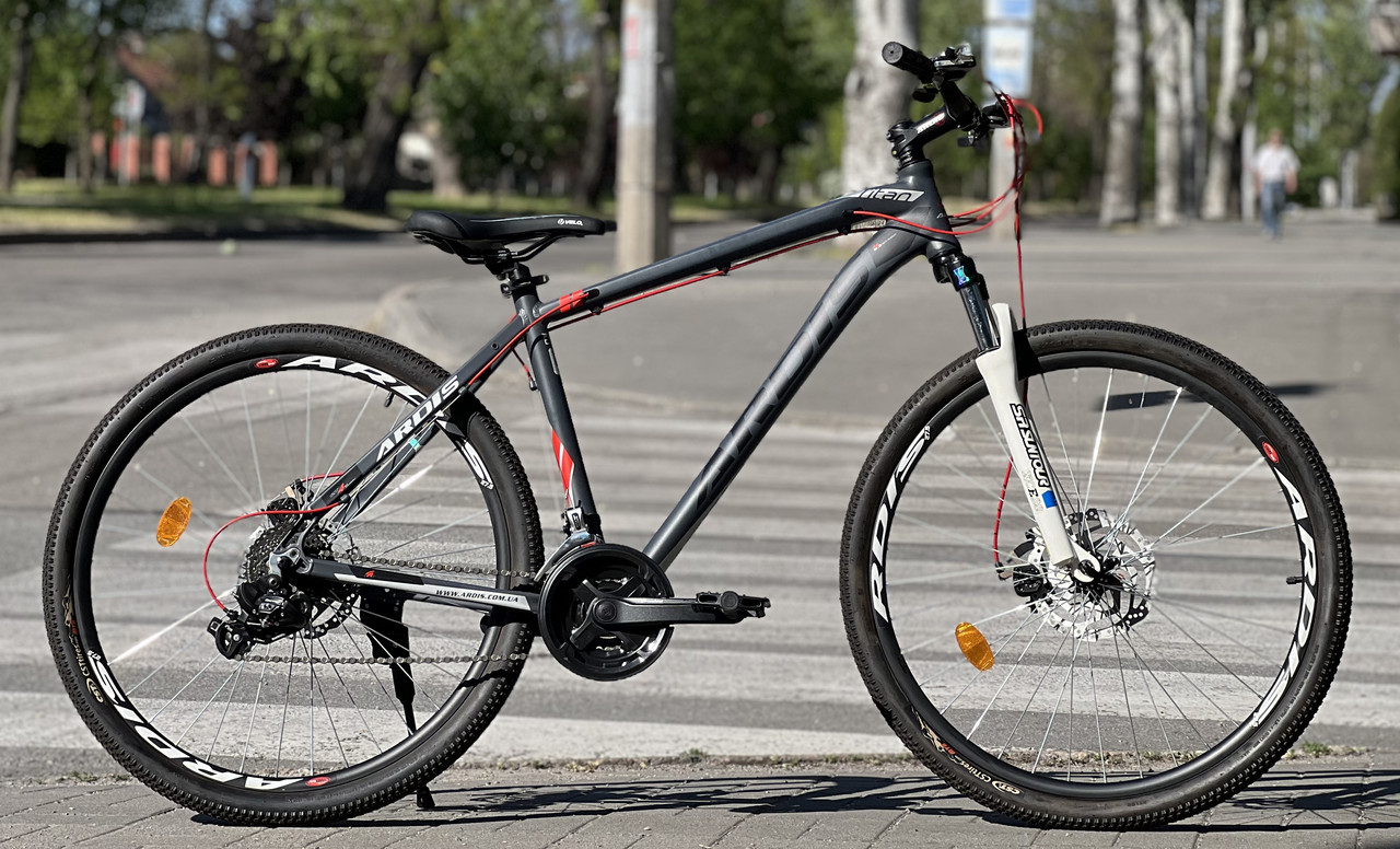 Велосипед гірський спортивний Ardis Titan 27,5" механіка NEW сірий на зріст 172-180 см (уцінка, подряпини)