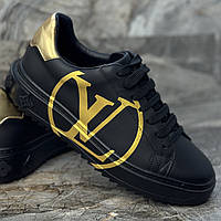 Кеди Time Out Louis Vuitton шкіряні жіночі (Луї Віттон)