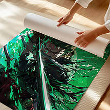 Плакат "Великий Куш, Ван Піс, Ророноа Зоро, One Piece, Roronoa Zoro", 60×34см, фото 3