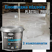 Епоксидна наливна підлога Plastall™ PROFI 4,5 кг для офісу Білий, фото 6