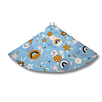 Килимок трикутний на поличку для гризунів "Равлики"