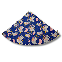 Килимок трикутний на поличку для гризунів "Єдинорожки"