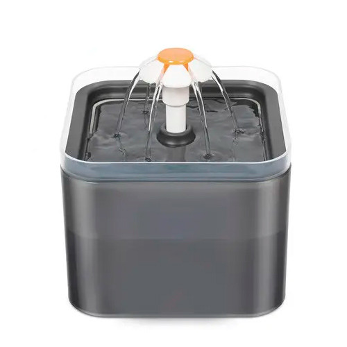 Питний фонтан для кішок собак 2л USB з фільтром і датчиком руху, фото 1