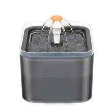 Питний фонтан для кішок собак 2л USB з фільтром і датчиком руху