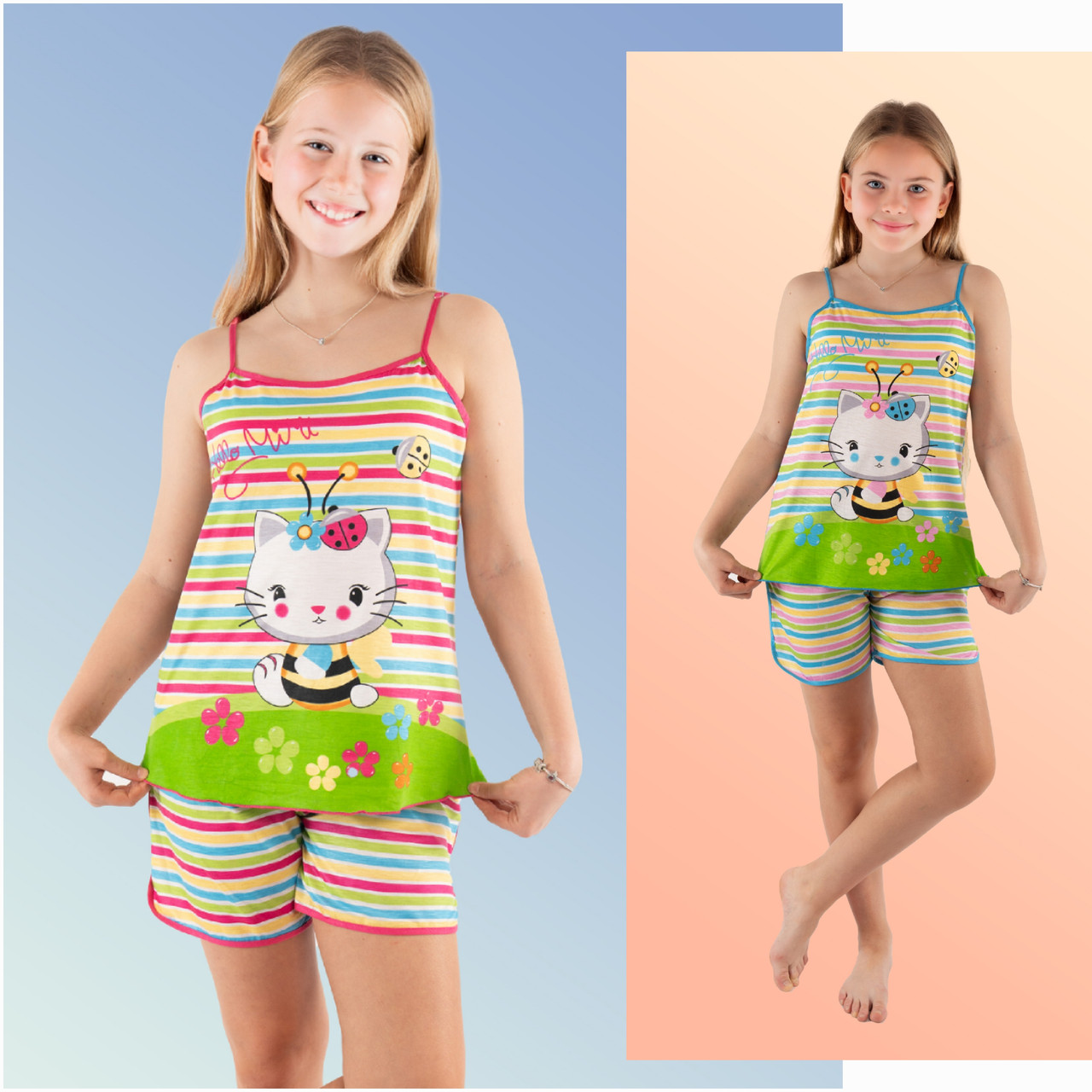 Дитячі піжамки із шортами. Saimeiqi, фото 1