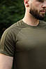 Тактична футболка Coolmax Олива (Камуфляж) | Розміри 46-54, фото 2