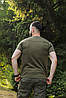 Тактична футболка Coolmax Олива (Камуфляж) | Розміри 46-54, фото 3