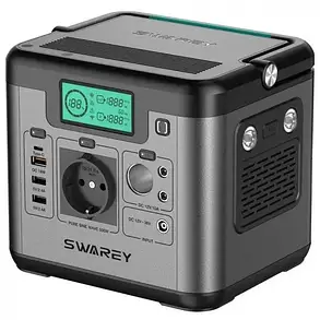 Портативна зарядна станція Swarey S500 Pro 516 Вт.год, фото 3