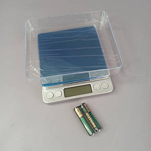 Ювелірні електронні ваги I-2000 (0,01-500 г) плюс чаша