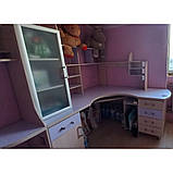 Стіл комп'ютерний кутовий Б/У (Продаж ТІЛЬКИ по г. ХАРКІВ СИРОВАВИ 51ОМ!!!, фото 3