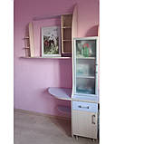 Стіл комп'ютерний кутовий Б/У (Продаж ТІЛЬКИ по г. ХАРКІВ СИРОВАВИ 51ОМ!!!, фото 4