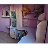 Стіл комп'ютерний кутовий Б/У (Продаж ТІЛЬКИ по г. ХАРКІВ СИРОВАВИ 51ОМ!!!, фото 5