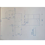 Стіл комп'ютерний кутовий Б/У (Продаж ТІЛЬКИ по г. ХАРКІВ СИРОВАВИ 51ОМ!!!, фото 8